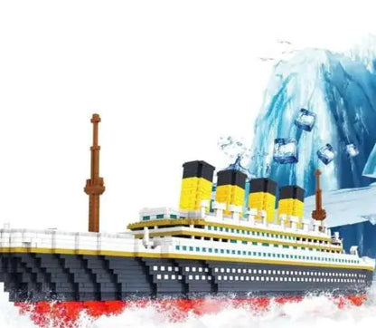 Cruise Ship DIY Model Building Blocks – Creative Building Set for Kids and Adults