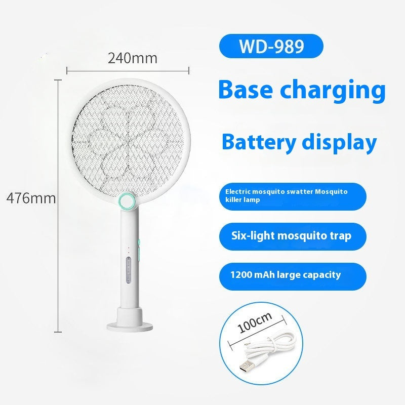 Folding USB Electric Mosquito Swatter Home Mosquito-lured Lamp