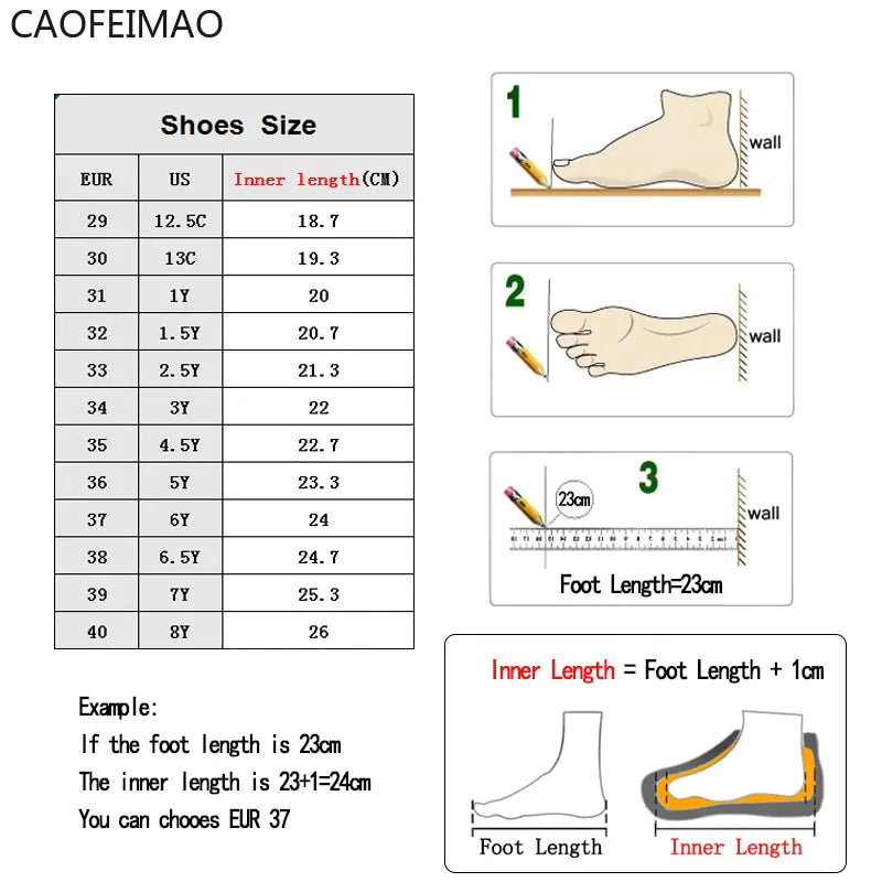 Caofeimao Roller Skate Shoes for Kids - Trendy 2-in-1 Sneakers with Wheels, Perfect for Autumn 2025