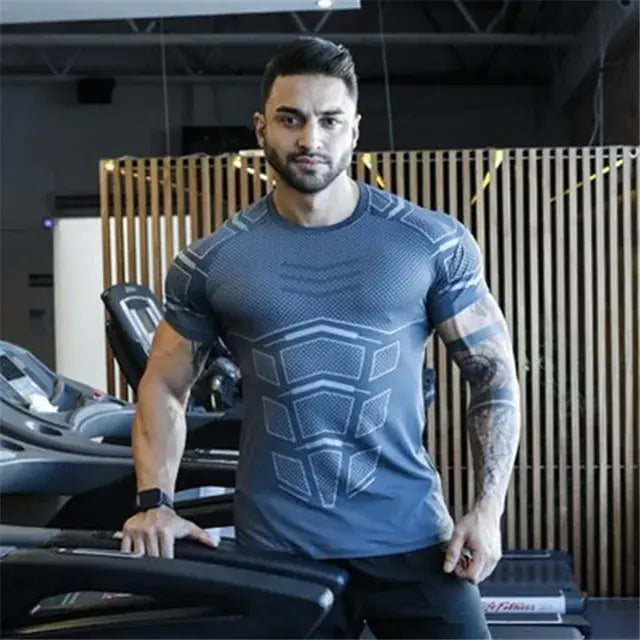 Men's Compression T-Shirt – Athletic Performance and Moisture-Wicking Sportswear