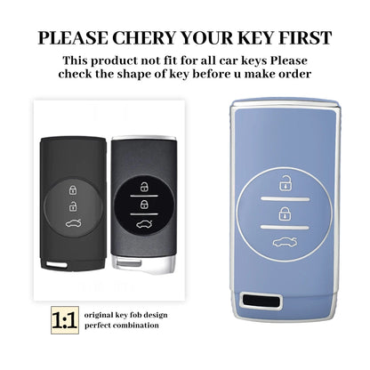 Auto TPU Car Key Case Cover For Chery Tiggo 7 Pro 8 Pro Exeed Tiggo 2 3x Arrizo 5Pro Gx 5x EQ7 Tiggo Keychain Key Ring Holder