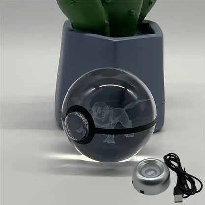 Pokémon Magic with Our 3D Laser Engraved Crystal Ball