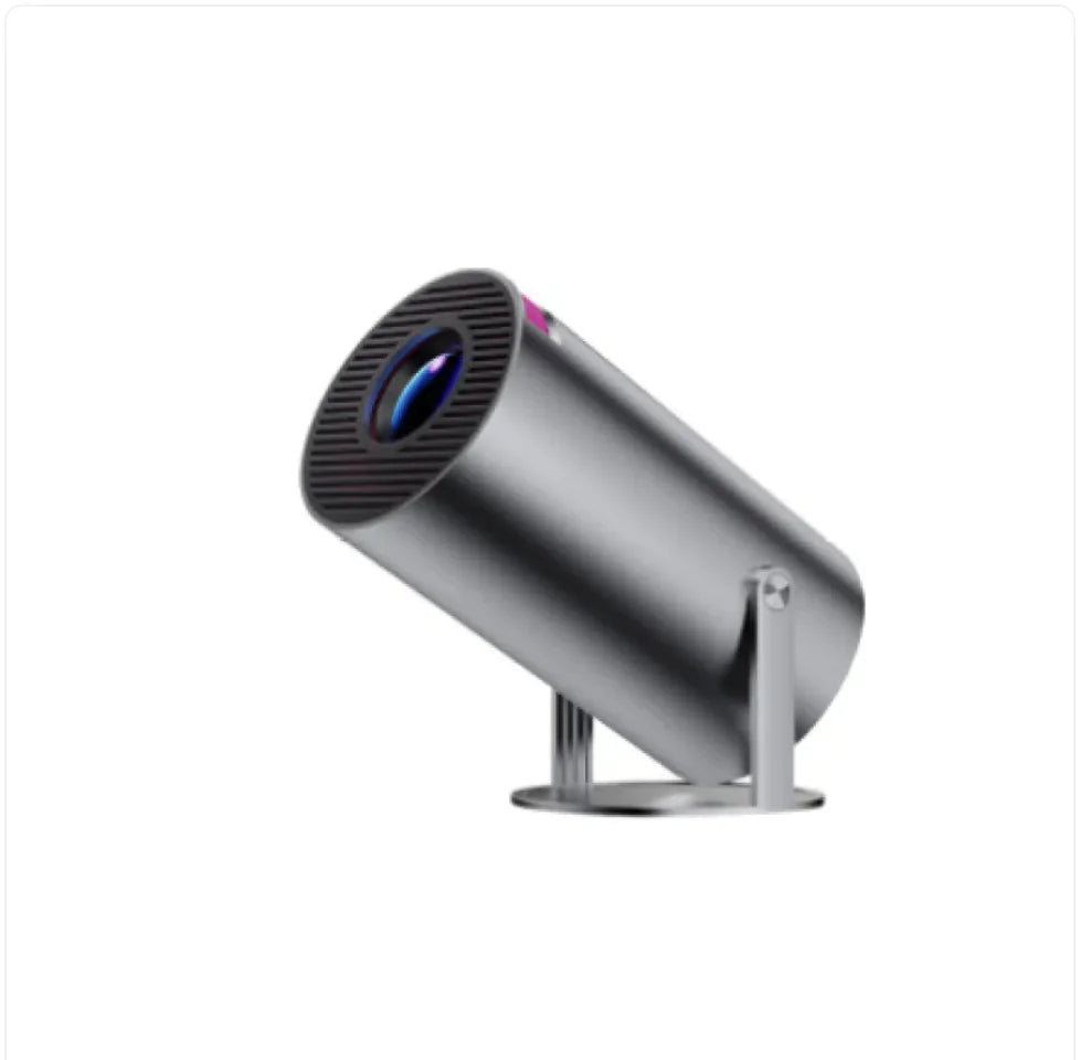 Compact Home Projector with 180° Angle & Auto-Focus