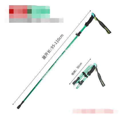 Foldable Outdoor Trekking Pole – Lightweight Adjustable Hiking Stick for Camping and Walking