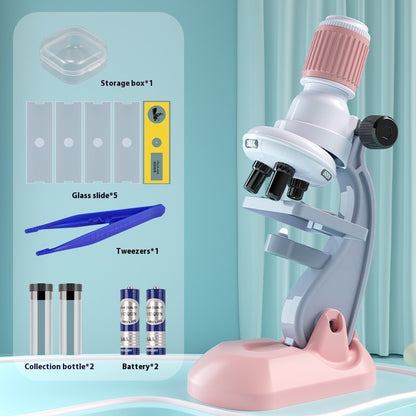 Microscope 1200 Times Professional Scientific Equipment Elementary School Educational Toys