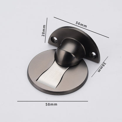 Magnet Door Stops Door Stopper Stainless Steel Magnetic Door Holder Glass Door Hidden Toilet Doorstop Furniture Hardware