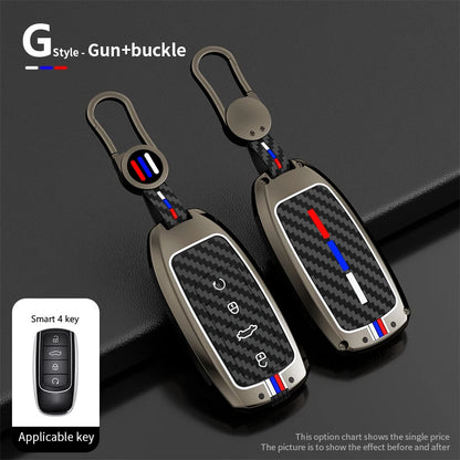 4 Button Zinc Alloy Car Key Case Cover For Chery Tiggo 8 PLUS 8 Pro 7 Pro Arrizo 5 PLUS 2021 Car Holder Bag Styling Accessories