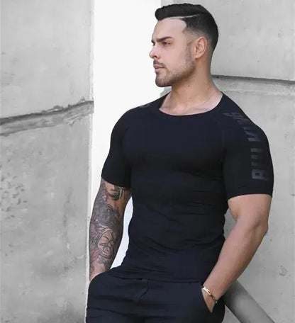 Men's Compression T-Shirt – Athletic Performance and Moisture-Wicking Sportswear