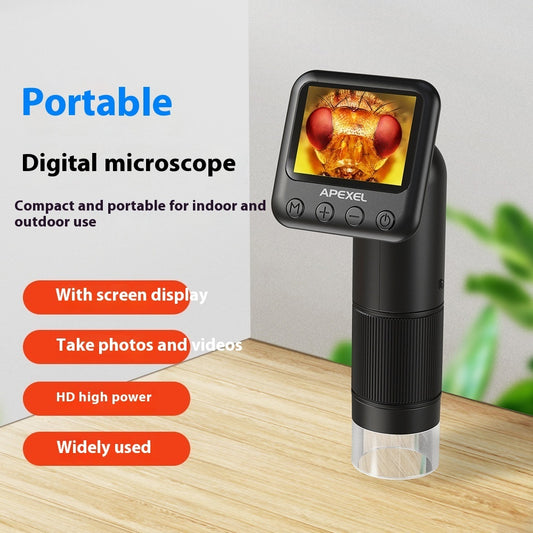 High Clearness Magnifying Photo With Screen Digital Microscope