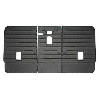 Tesla Model Y Floor Mat & Cushion Set - Full Car Coverage, Rubber Material, Tailored for Standard & Seven-Seater Models