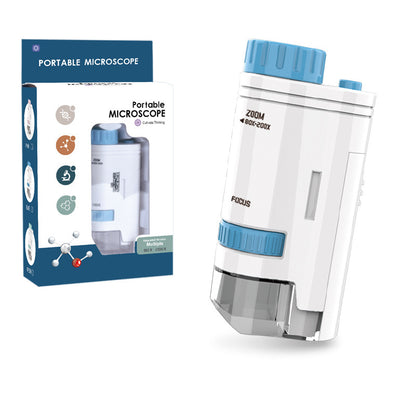 Mini Children's Portable Microscope Outdoor Handheld With Base