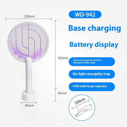 Folding USB Electric Mosquito Swatter Home Mosquito-lured Lamp