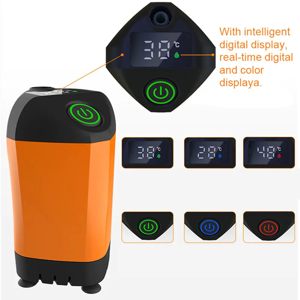 Portable Camping Shower – Rechargeable Electric Shower Pump with IPX7 Waterproof Design and Digital Display