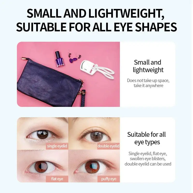 مكبس الرموش المحمول