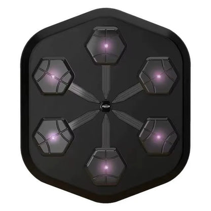 Rhythm Punch Fitness Machine - Ultimate Home Gym Music Boxing Trainer with Real-Time Feedback | Hanging Style | PU Material | Boxing Gloves & Accessories Included