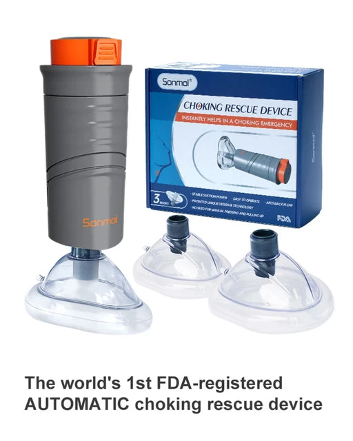 Automatic Choking Rescue Device for Kids and Adults Portable Anti Choking Device Strong Suction Home Emergency Kit Heimlich Mane