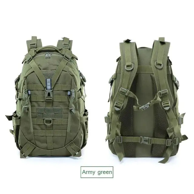 Waterproof Hiking Backpack | Survival Reflective Tactical Bag | Durable & Weather-Resistant for Outdoor Adventures