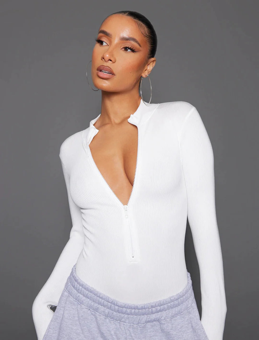 Women's Zip-Up Body Suit