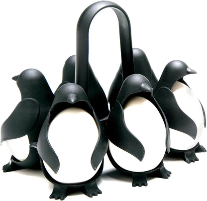 Penguin-Shaped Boiled Egg Cooker – 3-in-1 Egg Holder for Cooking, Serving, and Storage