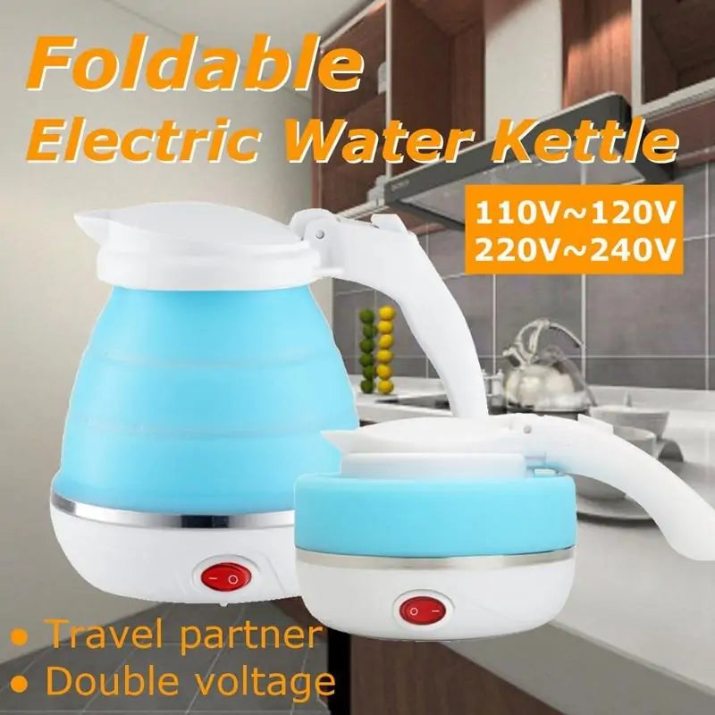 Foldable Electric Water Kettle – Portable Collapsible Travel Kettle