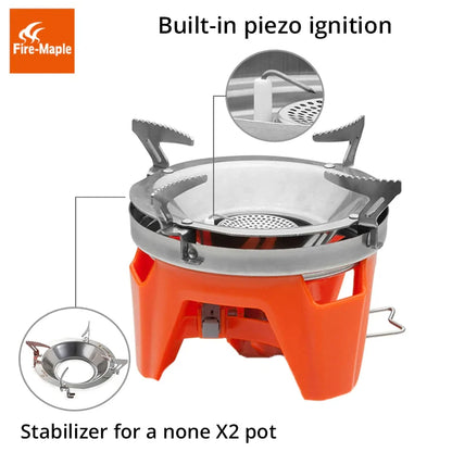 Portable Outdoor Gas Stove Burner – Compact, Durable, and Easy-to-Ignite Camping Cooker