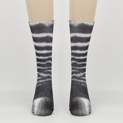 3D Animal Foot Print Socks Printed Socks