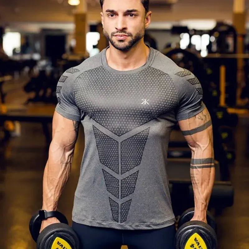 Men's Compression T-Shirt – Athletic Performance and Moisture-Wicking Sportswear