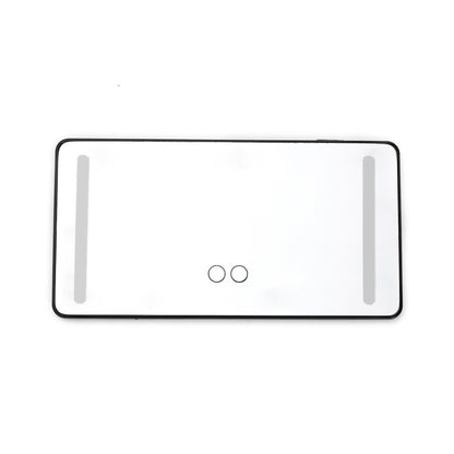 Automotive Sun Louver Mirror LED Touch Lamp Car Co-driving Tinted Shade HD Makeup Mirror