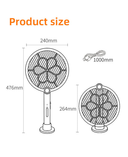 Folding USB Electric Mosquito Swatter Home Mosquito-lured Lamp