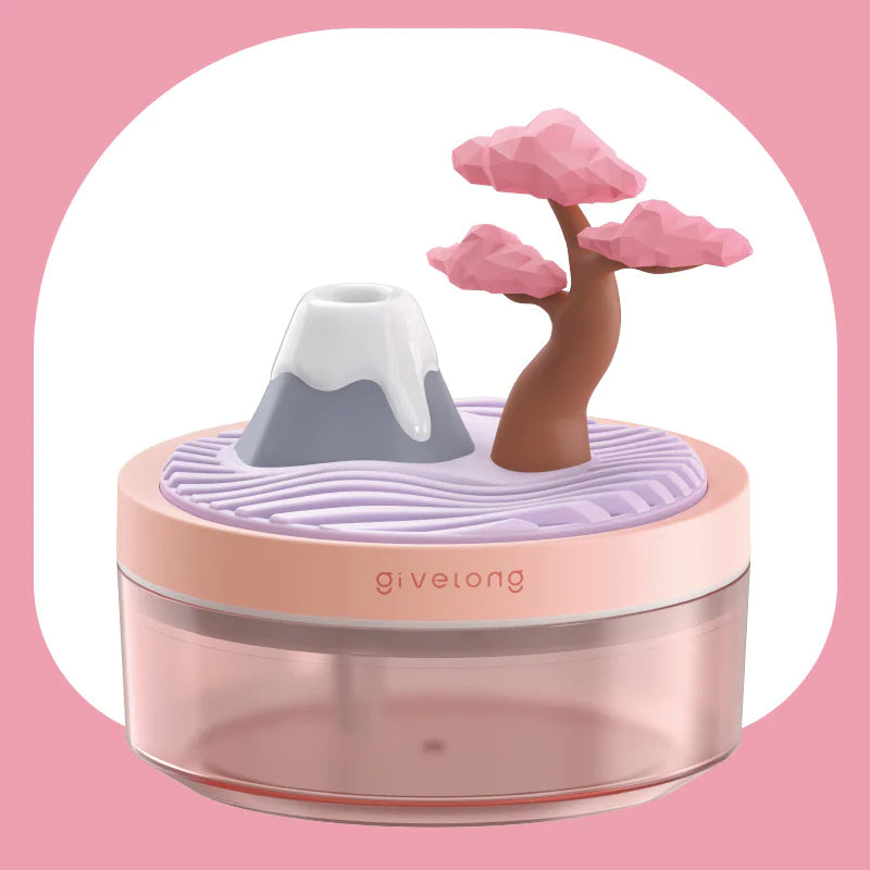 USB Small Humidifier with Night Lamp – Unique Vase and Animal Designs