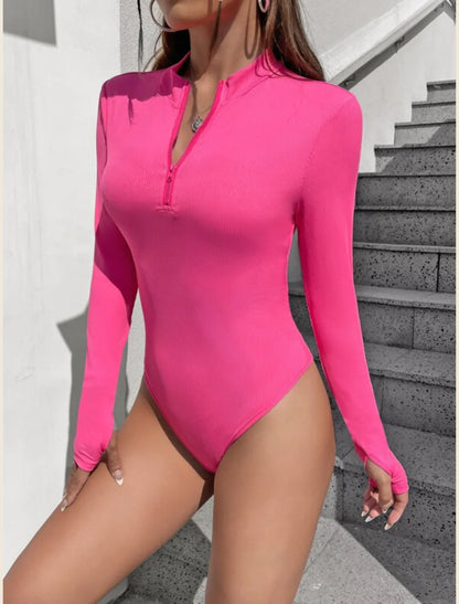 Women's Zip-Up Body Suit