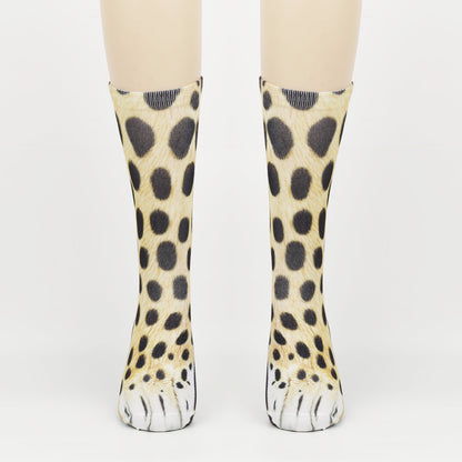 3D Animal Foot Print Socks Printed Socks