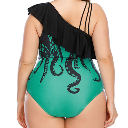 Women's Fashion Printed One-piece Swimsuit