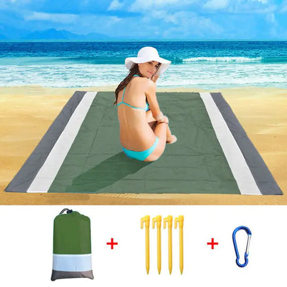Ultimate Sand-Free Beach Mat – Large Waterproof and Quick-Dry Outdoor Blanket