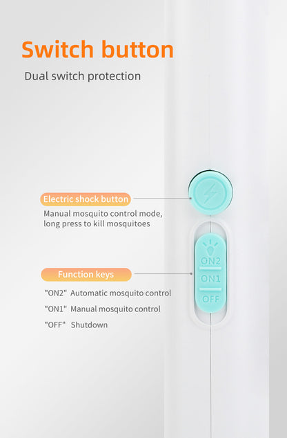 Folding USB Electric Mosquito Swatter Home Mosquito-lured Lamp