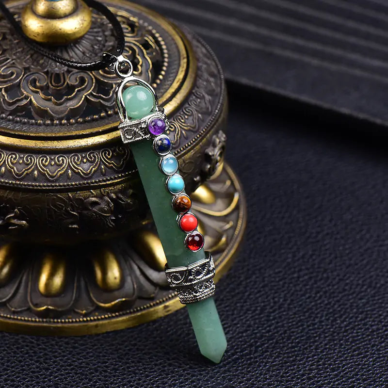 بندول من الحجر الطبيعي برأس قلم رصاص