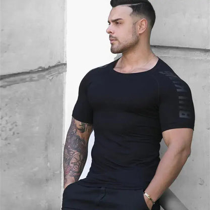 Men's Compression T-Shirt – Athletic Performance and Moisture-Wicking Sportswear