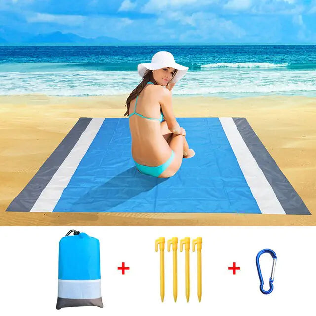 Ultimate Sand-Free Beach Mat – Large Waterproof and Quick-Dry Outdoor Blanket
