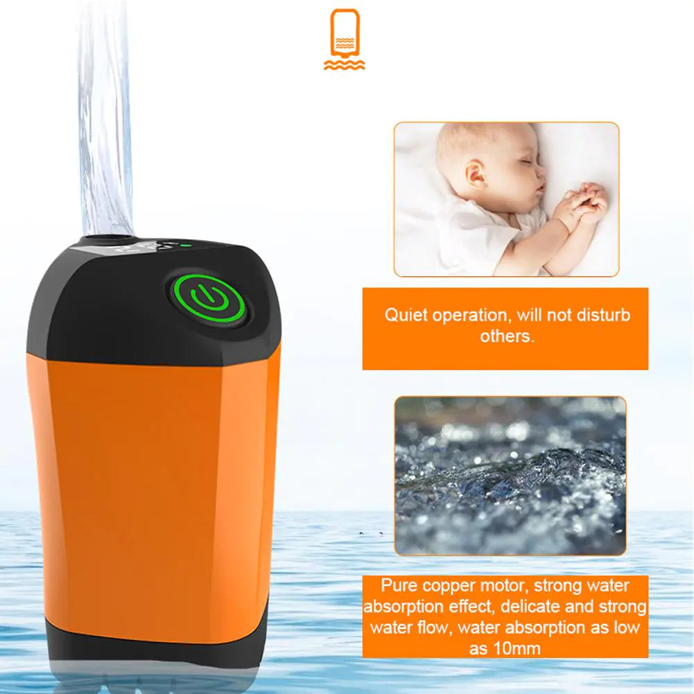 Portable Camping Shower – Rechargeable Electric Shower Pump with IPX7 Waterproof Design and Digital Display