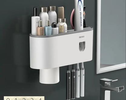 Magnetic Inverted Toothbrush Holder | Hygienic &amp; Space-Saving Design [Free Shipping]