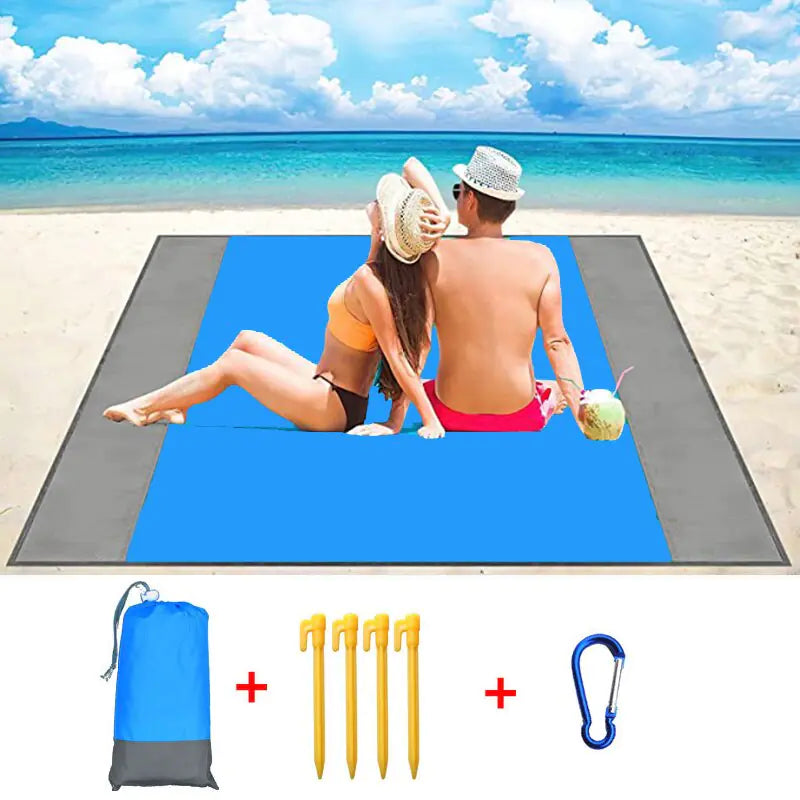Ultimate Sand-Free Beach Mat – Large Waterproof and Quick-Dry Outdoor Blanket