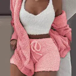 Women’s Fuzzy Lingerie Suit – Cozy and Stylish Loungewear