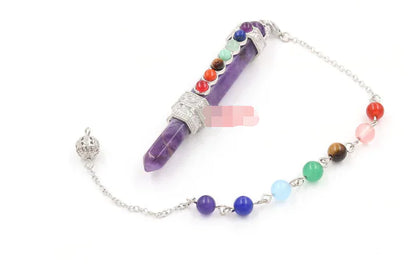 بندول من الحجر الطبيعي برأس قلم رصاص