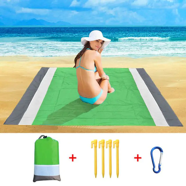 Ultimate Sand-Free Beach Mat – Large Waterproof and Quick-Dry Outdoor Blanket