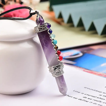 بندول من الحجر الطبيعي برأس قلم رصاص