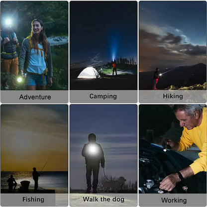 LED Portable Flashlight – High-Lumen, Waterproof, and Rechargeable Torch