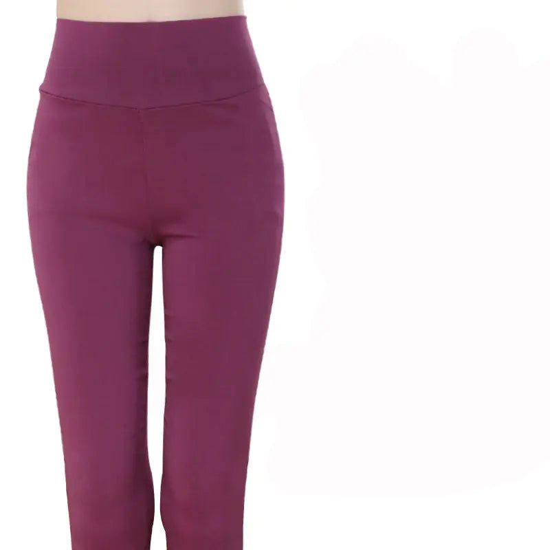 بنطلون ضيق صيفي بخصر مرتفع ومقاس كبير - بنطلون ضيق ضيق 5XL/6XL