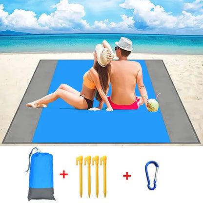 Ultimate Sand-Free Beach Mat – Large Waterproof and Quick-Dry Outdoor Blanket