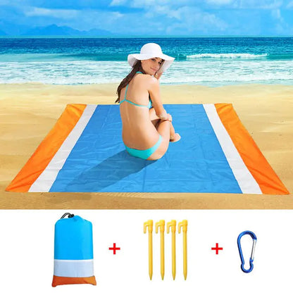 Ultimate Sand-Free Beach Mat – Large Waterproof and Quick-Dry Outdoor Blanket